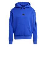 Adidas City Escape Fleece Baumwoll Hoodie SWEATSHIRT Royal Herren