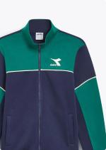 Diadora FZ Core Basic Trainingsanzug für Herren, Fleece-Baumwolle, GRÜN AVENTURIN