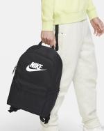 Nike Sportswear Heritage Unisex-Rucksack Schwarz/Schwarz/Weiß