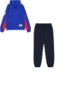 CHAMPION Color Block FZ HD Full Trainingsanzug Herren Baumwollfleece Königsblau