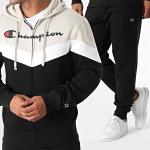 CHAMPION Archive FZ HD Full Trainingsanzug Baumwollfleece Herren Schwarz Beige