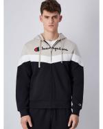 CHAMPION Archive FZ HD Full Trainingsanzug Baumwollfleece Herren Schwarz Beige