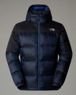 The North Face Diablo 2.0 Daunenjacke mit Kapuze für Herren, Gänsedaunen, Shady Blue Black Heather-TNF Black