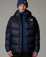 The North Face Diablo 2.0 Daunenjacke mit Kapuze für Herren, Gänsedaunen, Shady Blue Black Heather-TNF Black