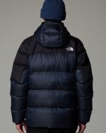 The North Face Diablo 2.0 Daunenjacke mit Kapuze für Herren, Gänsedaunen, Shady Blue Black Heather-TNF Black