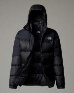 The North Face Diablo 2.0 Hooded Down Jacket Men's Goose Down Jacket TNF Black Heather-TNF Black