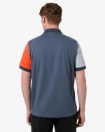 Australian Anti-Gravitation Tennis Cotton Grau Orange Kurzarm-Poloshirt