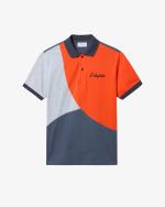 Australian Anti-Gravitation Tennis Cotton Grau Orange Kurzarm-Poloshirt