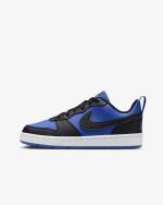 Sportschuhe Sneakers Nike COURT BOROUGH LOW Junge Frau Blau Schwarz