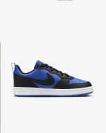 Sportschuhe Sneakers Nike COURT BOROUGH LOW Junge Frau Blau Schwarz