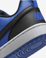 Sportschuhe Sneakers Nike COURT BOROUGH LOW Junge Frau Blau Schwarz