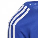 Adidas Tiberio 3-Streifen Colorblock Baumwolle Junior T-Shirt Grau Blau