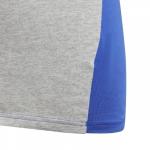 Adidas Tiberio 3-Streifen Colorblock Baumwolle Junior T-Shirt Grau Blau