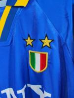 JUVENTUS FC Fußballtrikot Kappa DEL PIERO 10 AWAY 1995/96 UEFA CHAMPIONS LEAGUE FINAL Kurzarm blau