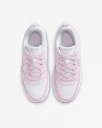 Sportschuhe Sneakers Nike COURT BOROUGH LOW Junge Frau Weiß Rosa