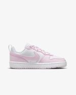 Sportschuhe Sneakers Nike COURT BOROUGH LOW Junge Frau Weiß Rosa