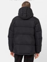 Dickies WALDENBURG HOODED Wattierte Jacke mit Kapuze Original Herren Schwarz