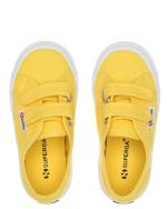  Scarpe Sneakers Bambini Superga 2750-COTJSTRAP CLASSIC Giallo Strappo feltro 