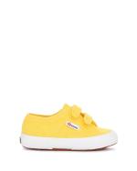  Scarpe Sneakers Bambini Superga 2750-COTJSTRAP CLASSIC Giallo Strappo feltro 