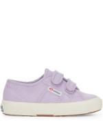  Scarpe Sneakers Bambini Superga 2750-Cotu Classic Viola Feltro Strappo 