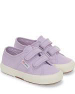  Scarpe Sneakers Bambini Superga 2750-Cotu Classic Viola Feltro Strappo 