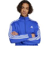 Adidas Basic 3-Streifen Fleece Baumwolle Herren Trainingsanzug Freizeit Royalblau