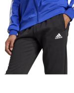 Adidas Basic 3-Streifen Fleece Baumwolle Herren Trainingsanzug Freizeit Royalblau