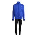 Adidas Basic 3-Streifen Fleece Baumwolle Herren Trainingsanzug Freizeit Royalblau