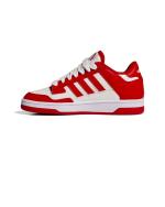 Sportschuhe Sneakers Adidas RAPID COURT LOW Junior Junge Frau Weiß Rot