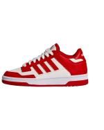 Sportschuhe Sneakers Adidas RAPID COURT LOW Junior Junge Frau Weiß Rot