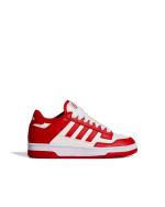 Sportschuhe Sneakers Adidas RAPID COURT LOW Junior Junge Frau Weiß Rot