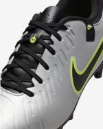 Fußballschuhe Nike Legend Legend 10 cademy SG Spiked Herren Metallic Silber/Volt/Schwarz