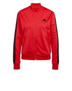 Kompletter Trainingsanzug Adidas DAMEN 3-Streifen Polyester Rot