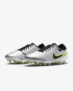 Fußballschuhe Nike Legend Legend 10 PRO fg/mg Herren Metallic Silber/Volt/Schwarz