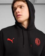 AC MILAN Puma Essentials Baumwoll-Sweatshirt 2024 25 Herren Pullover Hoodie Schwarz