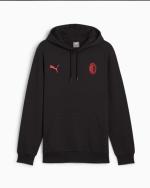 AC MILAN Puma Essentials Baumwoll-Sweatshirt 2024 25 Herren Pullover Hoodie Schwarz