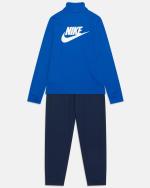 Sportlicher Trainingsanzug Nike Sportswear K NSW POLY FZ HBR Polyester Jungen Kinder Unisex Game Royal/Midnight Navy/Weiß