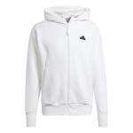  Giacca tuta Felpa Cappuccio UOMO Adidas Bianco Z.N.E. Premium Full-Zip Hoodie 