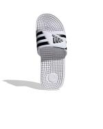 Adidas ADISSAGE Unisex-Slipper Meer Pool Schwimmen Freizeit Gummi Weiß