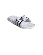 Adidas ADISSAGE Unisex-Slipper Meer Pool Schwimmen Freizeit Gummi Weiß