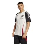 Jersey T-Shirt Freizeit Training MUFC Manchester United Adidas Baumwolle Tiro 24 Tee Weiß 2025