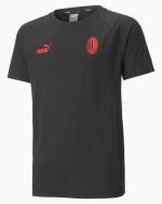 ACM MILAN T-Shirt Puma Casuals Tee Crewneck Junge 2022 23 Asphalt schwarz