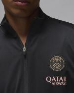 Trainingsanzug PSG JORDAN Nike Dry Strike Hoodie Herren 2024 25 Dritte Version POLYESTER Dri-Fit Schwarz