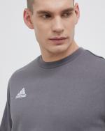  Felpa Sportiva UOMO Adidas Grigio Entrada 22 Crew cotone felpato 