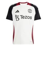 MUFC MANCHESTER UNITED Adidas Tiro Polyester AEROREADY 2025 Weißes Trainingstrikot