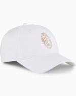 ACM MILAN Puma Team Cap Cotton 2024 25 Unisex Weißer Hut