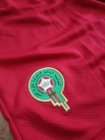 KIT Fußballtrikot Shorts MAROKKO Ziyech 7 HOME World Cup Katar 2022 PUMA Home Kurzarm Herren Rot