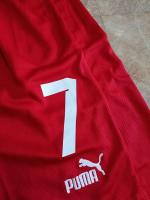 KIT Fußballtrikot Shorts MAROKKO Ziyech 7 HOME World Cup Katar 2022 PUMA Home Kurzarm Herren Rot