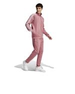 Kompletter Trainingsanzug Freizeit Adidas Basic 3-Streifen Fleece Baumwolle Herren Rosa