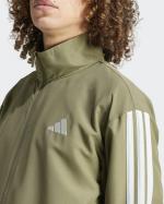 ADIDAS Trainingsanzug 3-Streifen Woven Herren Polyester Olivgrün